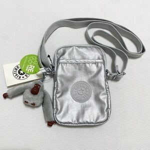 Kipling Tally Small Crossbody Bag Silver